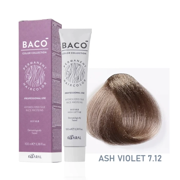 Baco 7.12 Blonde Medium Ash Violet 100mL