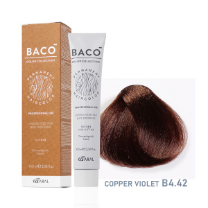 Baco 4.42 Medium Brown Copper Violet 100mL